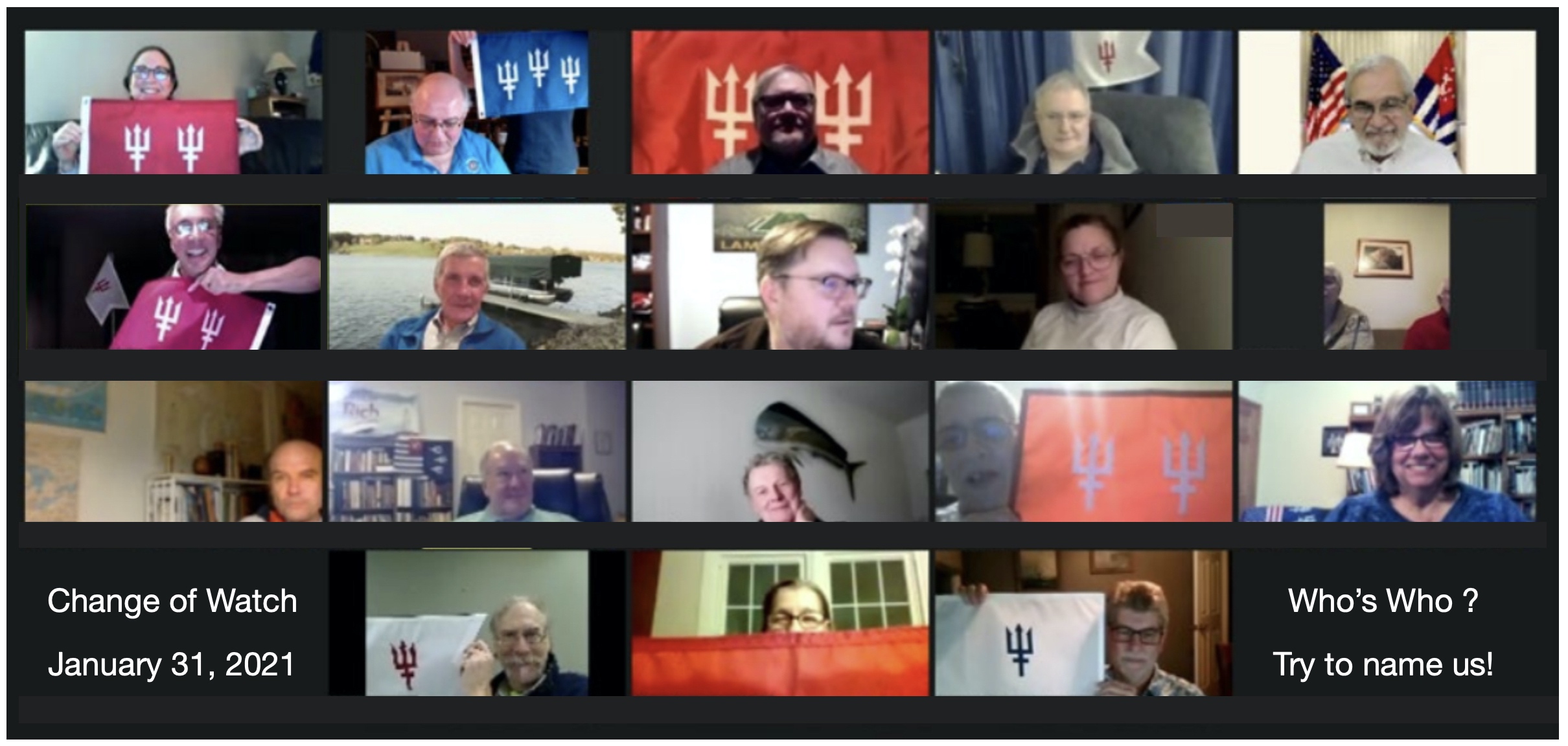Pictured are the 2021 Change of Watch attendees.
