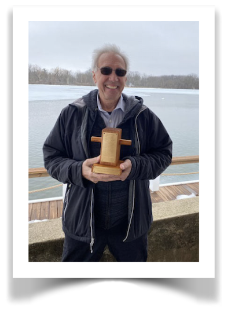 Pictured is John Katzenmayer, recipient of the 2020 Commander's Award.